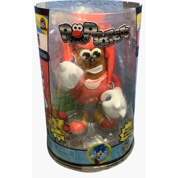 Knuckles Sonic The Hedgehog Poptaters Mr. Potato Head Toy Figure NO RING - Picture 1 of 4